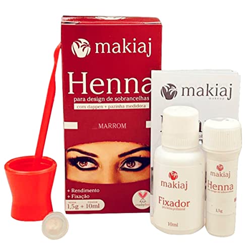 HENNA PARA SOBRANCELHAS MARROM 1,5G MAKIAJ