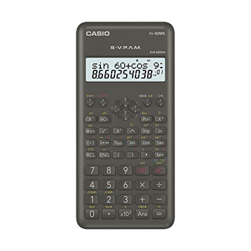 Calculadora Científica 240 Funções Preta FX-82MS-2-S4-DH Casio