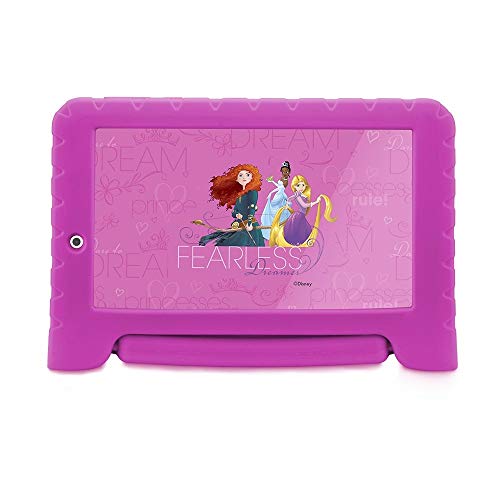 Tablet Multilaser Disney Princesas Plus 16GB Tela 7 Pol. Quad Core Dual Câmera Rosa- NB308