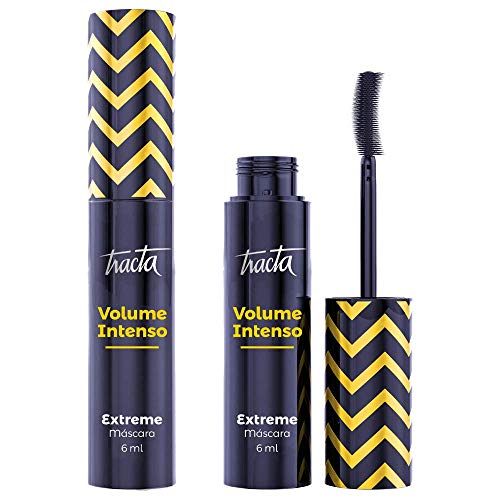 Mascara Cílios Extreme Volume Intenso, Tracta, Preta, 6Ml