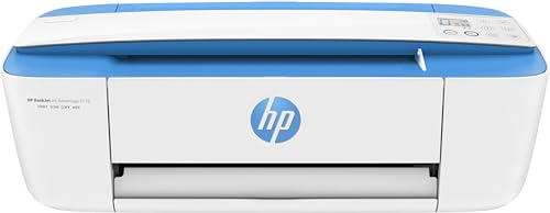 Impressora Multifuncional HP Deskjet 3776 Wi-Fi Scanner. Tecnologia de impressão Jato de Tinta Térmico. Funções: Impressão, cópia, digitalização. Cor ‎Branco/Azul (J9V88A)