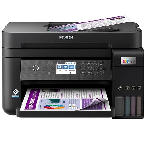 Multifuncional Epson EcoTank L6270 - Tanque de Tinta Colorida, Wi-Fi Direct, Ethernet, Frente e Verso Automático, ADF, Bivolt