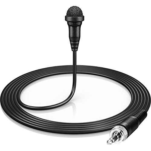 SENNHEISER Microfone de lapela omnidirecional profissional ME 2 pequeno para uso com transmissores SK Bodypack sem fio, preto